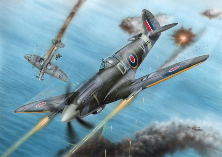 SH72227 Spitfire F Mk.21 /No 91 Sq.RAF in WWII/