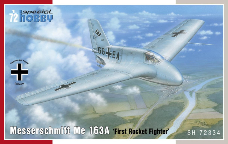 SH72334 Messerschmitt Me 163A 1/72