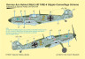 K72031 Bf 109E-4 Гельмут Вік, декаль камуфляжу 1/72