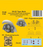 5140 DH.82 Tiger Moth Приладові панелі з компасом і  1/32