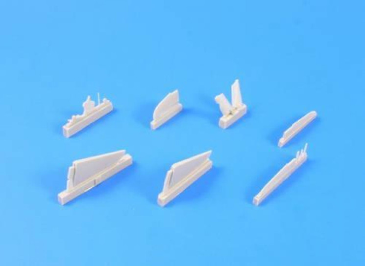 129-7263 A6M3 model 32 Zero – Tail Cone + Tail Planes 1/72