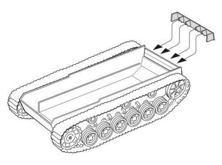 129-B35063 Pz.Kpfw III - Correction Rear Hull Armor 1/35