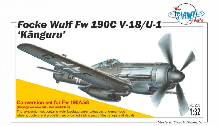 PLT233 Foce Wulf Fw 190C(V18) Kanguru