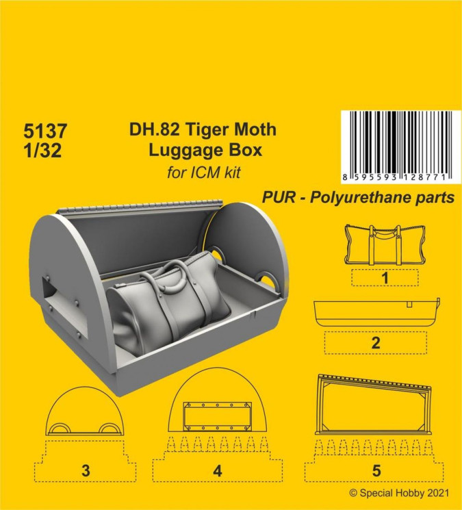 5137 DH.82 Tiger Moth Багажник 1/32