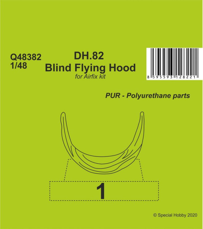 Q48382 DH.82 Blind Flying Hood 1/48