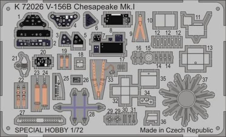 K72026 V-156B Chesapeake 1/72