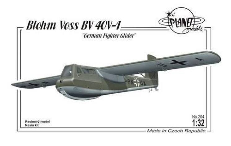 PLT204 Blohm Voss BV 40V-1/Germ.Fighter Glider/