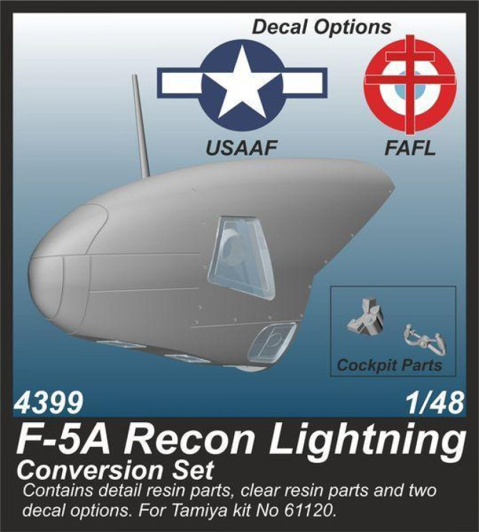 4399 F-5A Recon Lightning конверсійний набір  1/48