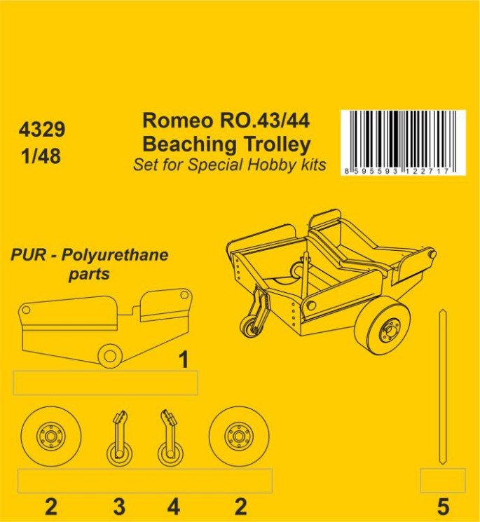 4329 Romeo Ro.43/44 Транспортувальний візок