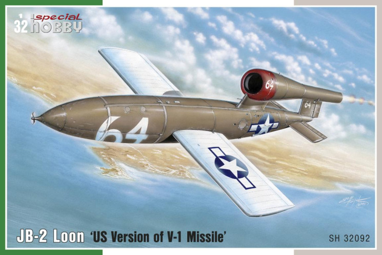 SH32092 JB-2 Loon /Американська версія ракети V-1/ 1/32