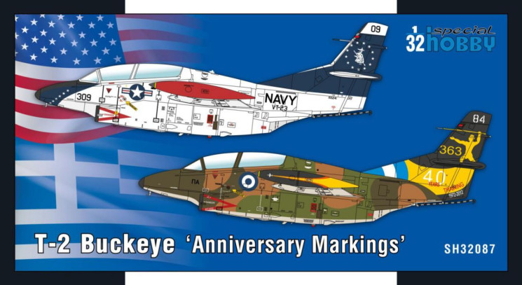 SH32087 T-2 Buckeye Ювілейне маркування 1/32