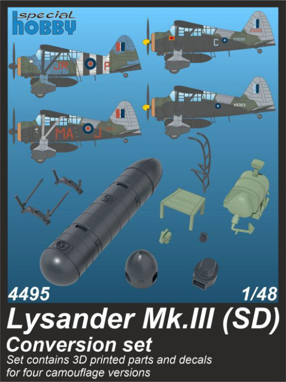 4495 Lysander Mk.III (SD) Комплект конверсії 1/48