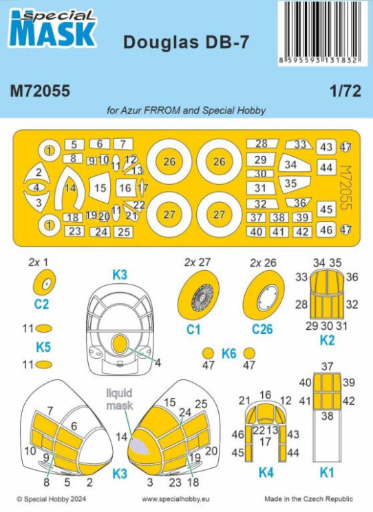 M72055 DB-7 MASK 1/72