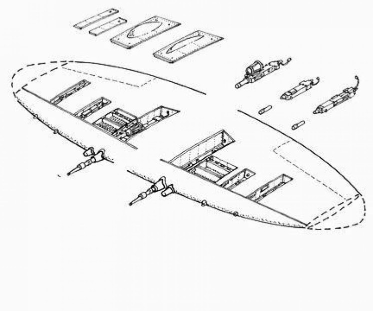 4105 Spitfire Mk.IX  набір озброєння