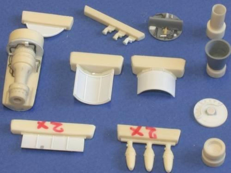 129-7130 Gloster Meteor FR.Mk 8/9 engine set for MPM P 1/72