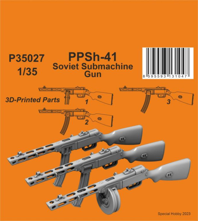 P35027 ППШ-41 Радянський пістолет-кулемет 1/35