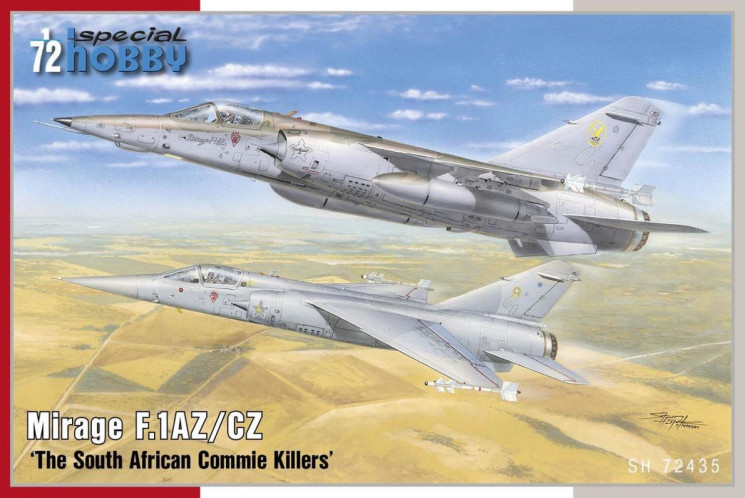 SH72435 Mirage F.1AZ/CZ /Південноафриканські вбивці комуністів/ 1/72