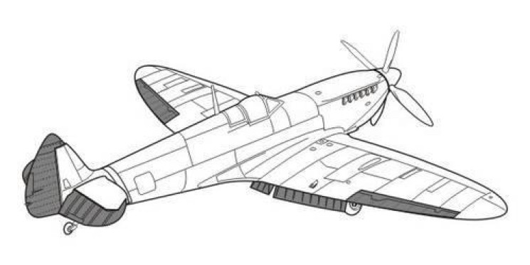 4104 Spitfire Mk.IX  Екстерєр