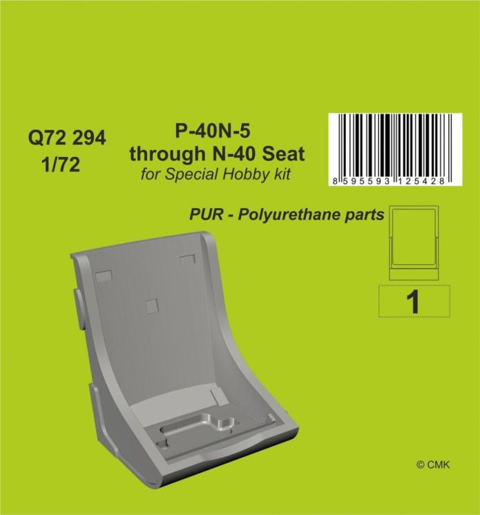 Q72294 від P-40N-5 до N-40 Крісло 1/72