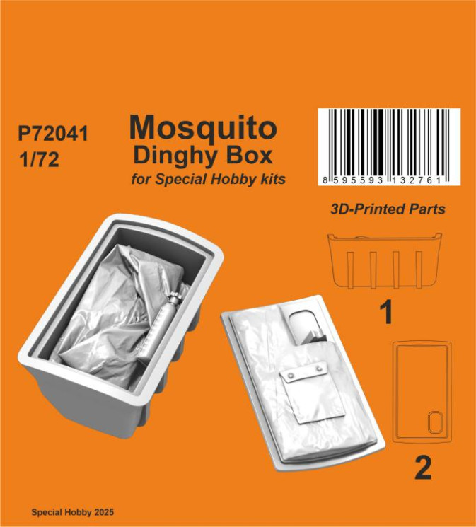 P72041 Mosquito Dinghy Box 1/72 / for Special Hobby kits