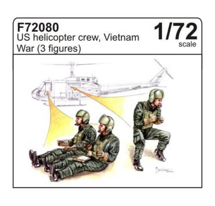 F72080 Екіпаж вертольота США, війна у Вєтнамі (3 фіг.)