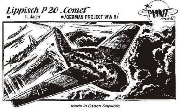 PLT014 Lippisch P 20 /Comet/  TL Jager