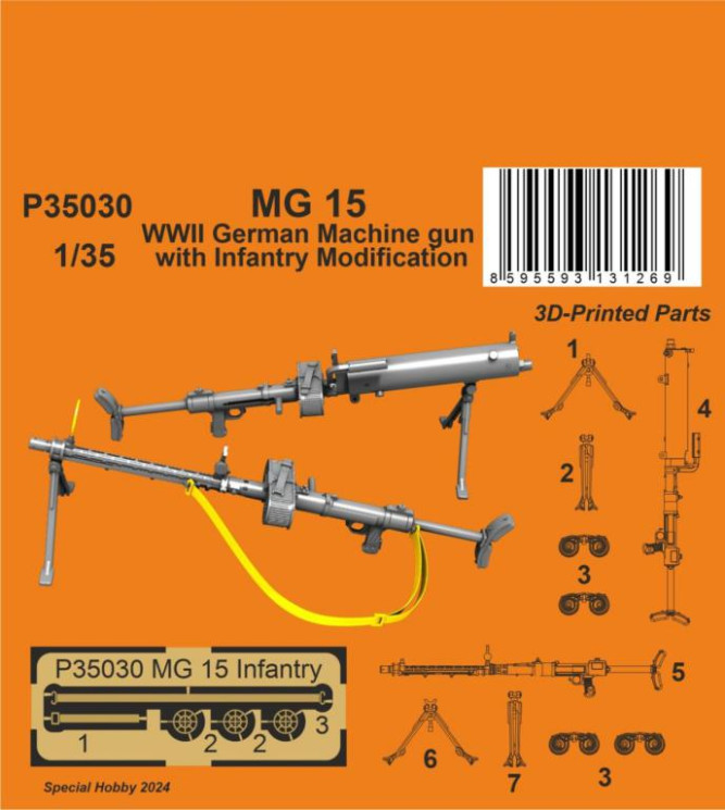P35030 MG 15 Кулемет з піхотною модифікацією 1/35