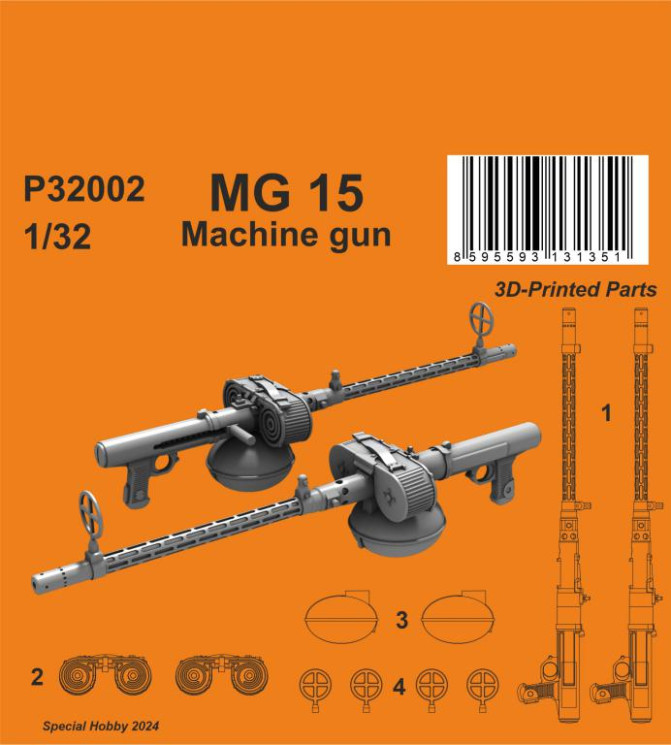 P32002 MG 15 Кулемет 1/32