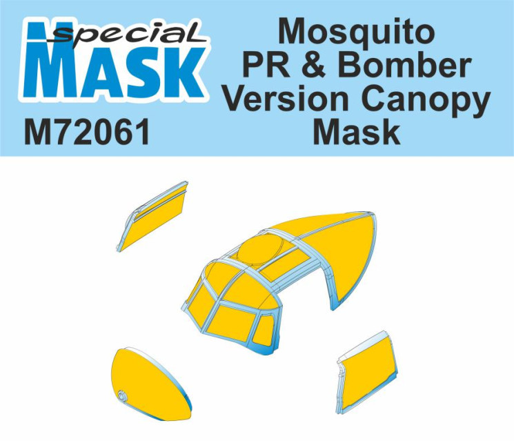M72061 Mosquito PR & Bomber Version Canopy Mask