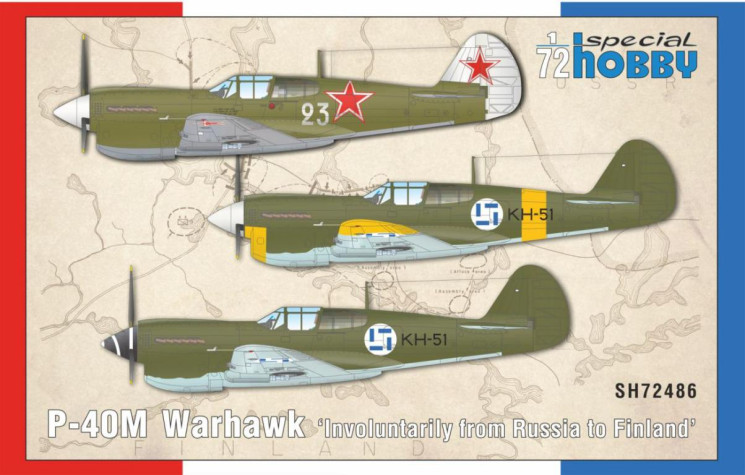 SH72486 P-40M Warhawk Примусово з Росії до Фінляндії