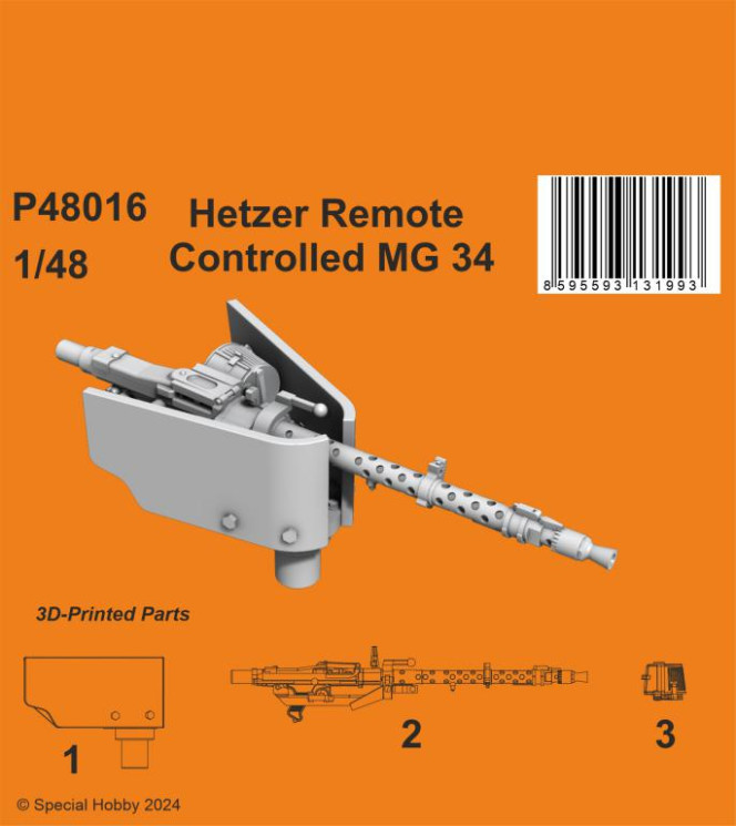 P48016 Hetzer Дистанційно керований MG 34 1/48
