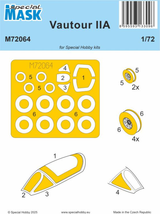 M72064 Vautour IIA  MASK 1/72