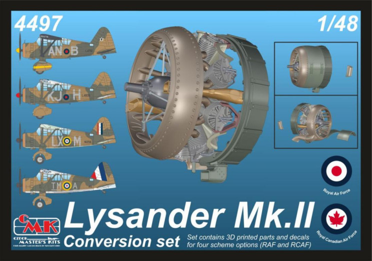 4497 Lysander Mk.II (двигун Perseus) Набір конверсії 1/48 / для моделі Airfix