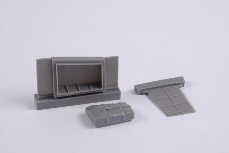 129-4367 Beaufighter TF Mk.X Dinghy Box and Access Panel for Revell 1/48
