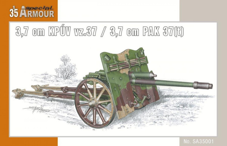 SA35001 3,7 cm KPUV vz.37 / 3,7 cm PAK 37(t) 1/35