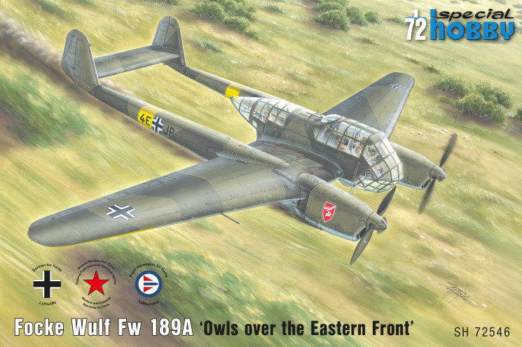 SH72546 Focke Wulf Fw 189A ‘сови над Східним фронтом’ 1/72