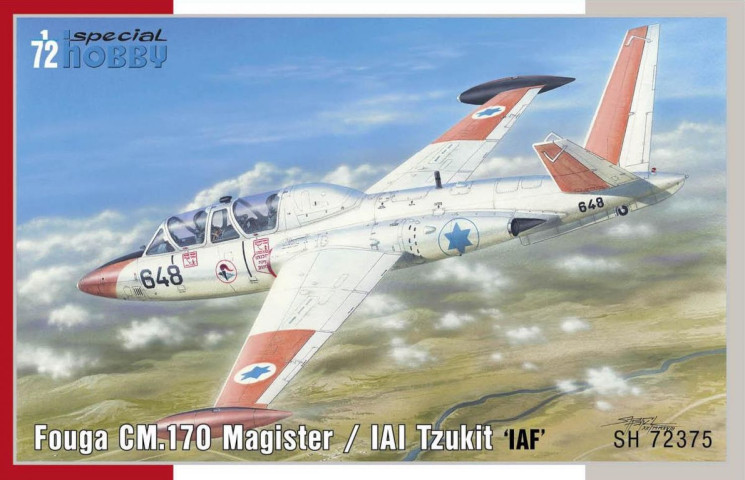 SH72375 Fouga CM.170 Magister/IAI Tzukit /IAF/ 1/72