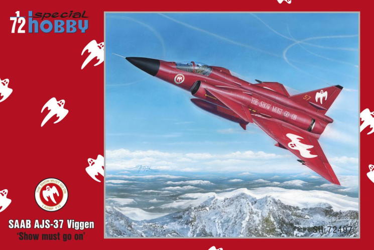 SH72497 AJ-37 Viggen Шоу має тривати 1/72