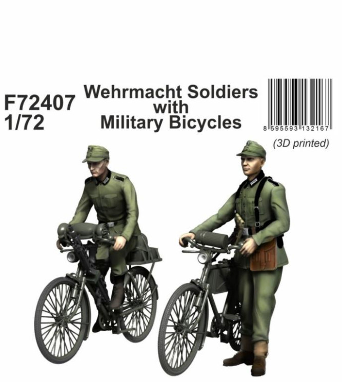 F72407 Солдати Вермахту з велосипедами 1/72