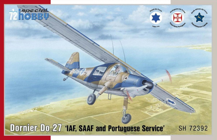SH72392 Dornier Do 27 IDF, SAAF and Portuguese Service 1/72