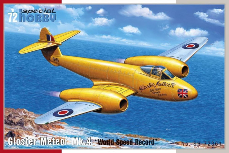 SH72361 Gloster Meteor Mk.4 /Світовий рекорд швидкості/ 1/72