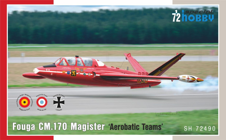 SH72490 Fouga CM.170 Magister Аеробатичні команди
