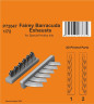 P72047 Вихлопи Fairey Barracuda 1/72 / для моделей Special Hobby