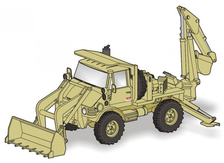 MV119 Unimog FLU 419 SEE US Army  Смоляний комплект