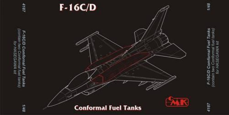 4187 F-16C Fast Pack  набір озброєння