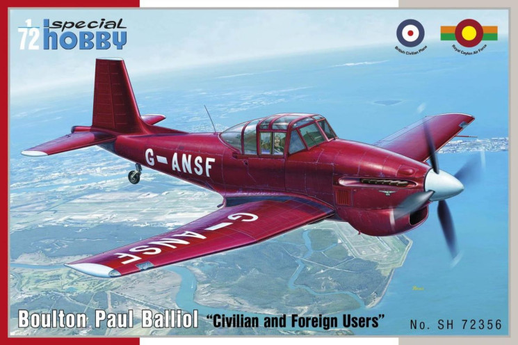 SH72356 Boulton Paul Balliol /Цивільні та іноземні користувачі/ 1/72