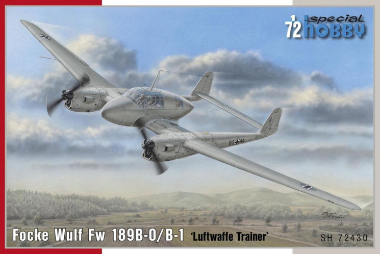 SH72430 Focke Wulf Fw 189B-0/B-1 /Тренажер Люфтваффе/ 1/72