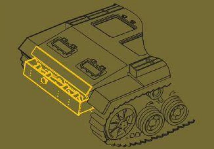 3079 StuG.III рання версія нова задня частина
