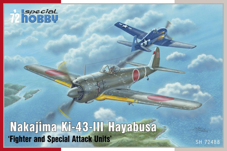 SH72488 Nakajima Ki-43-III Hayabusa / Oscar 1/72