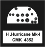 129-4352 Hawker Hurricane Mk.I - Cockpit set for Airfix kit 1/48